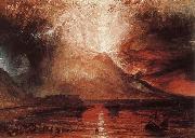 Joseph Mallord William Turner Volcano erupt painting